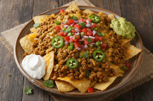lentil nachos